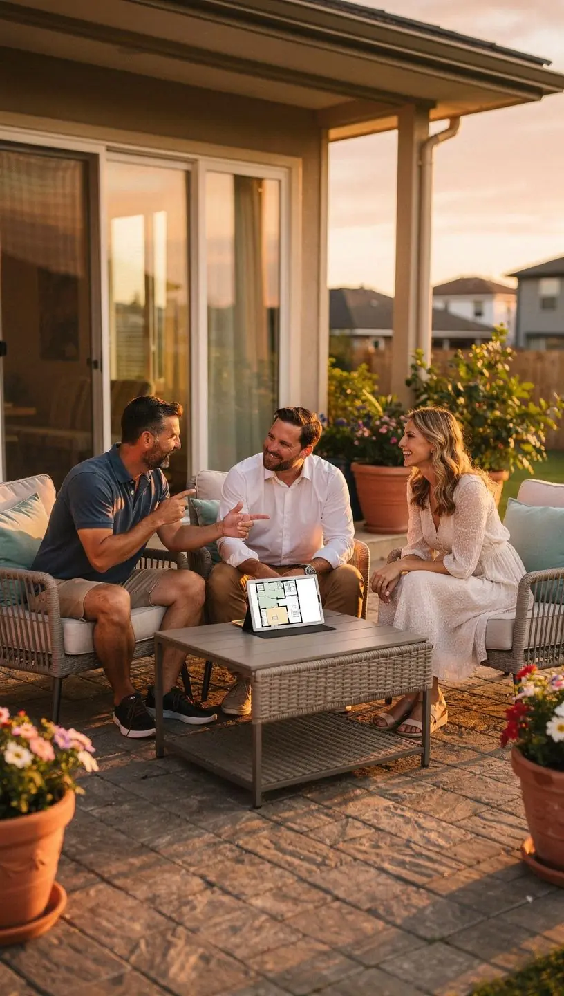 Строитель, проводящий мониторинг строительного процесса на участке.