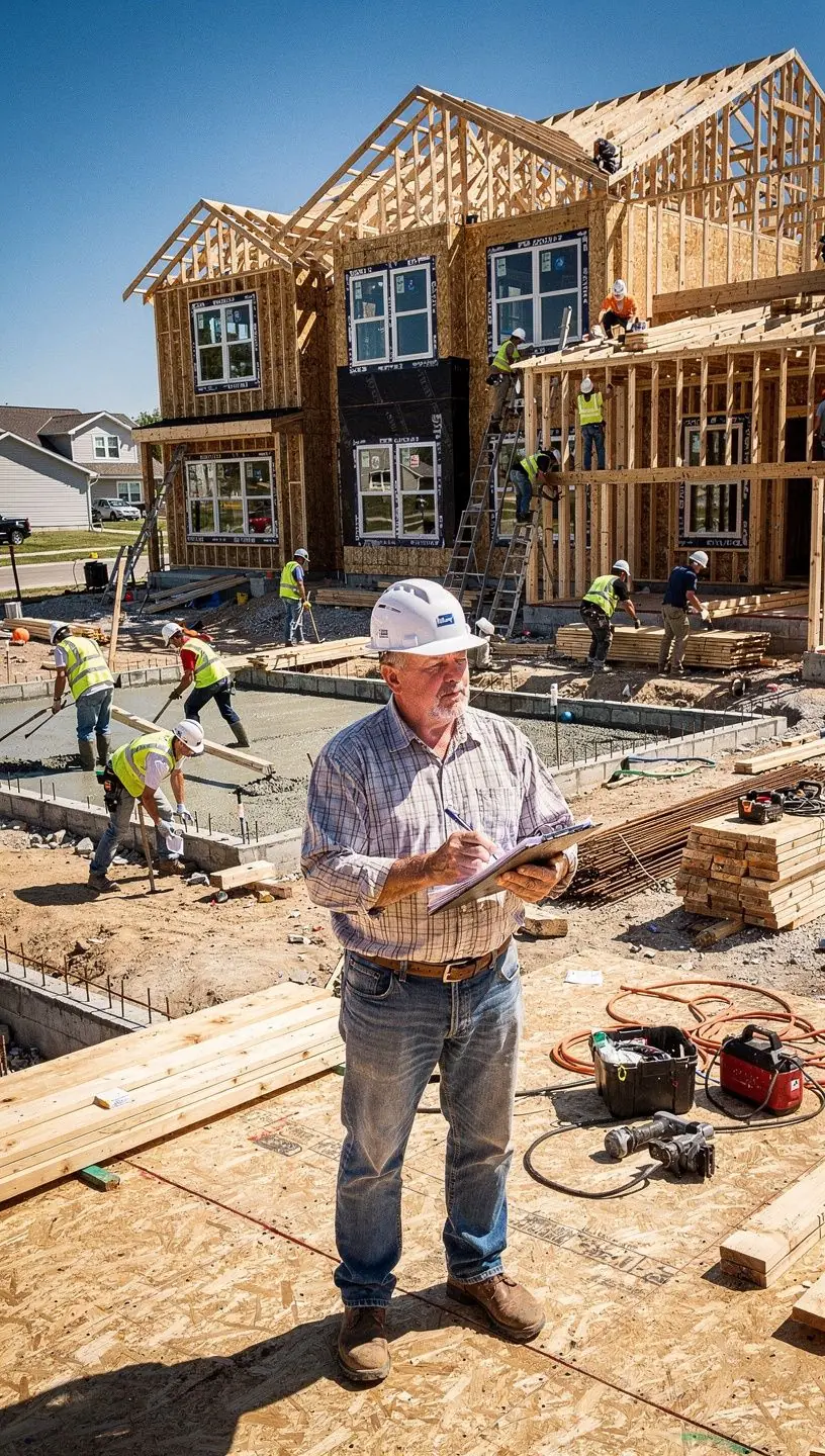 Строительство нового жилого комплекса с акцентом на качество и долговечность материалов.